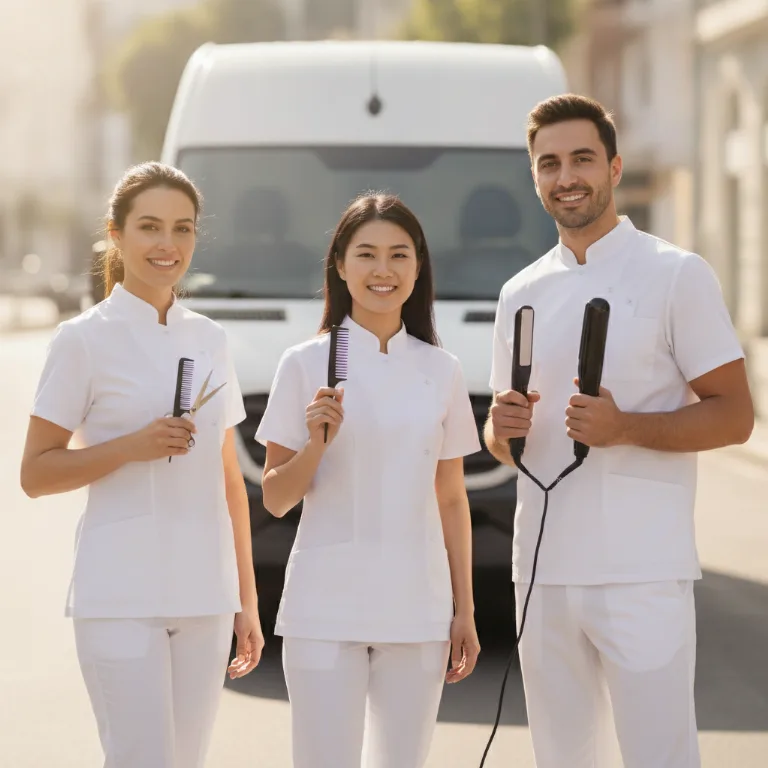 Luxus Friseur Team in Duesseldorf